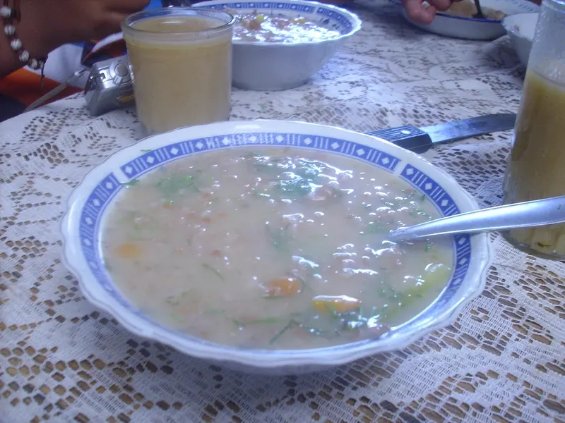 Cuchuco de trigo, una sopa del altiplano
