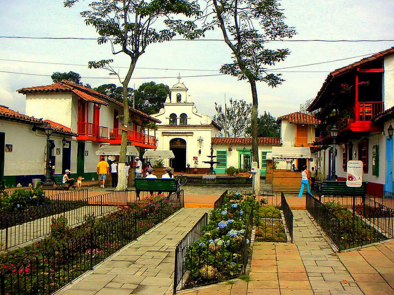 La réplica de un pueblo antioqueño en el Cerro Nutibara